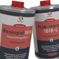 1 kg Polyurethan Gießharz Resinpal 1818 - 6 Minuten Härter